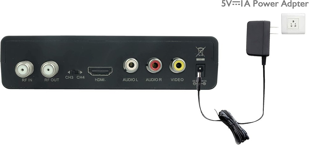 Digital Converter Box with Closed Caption & Auto Tuning