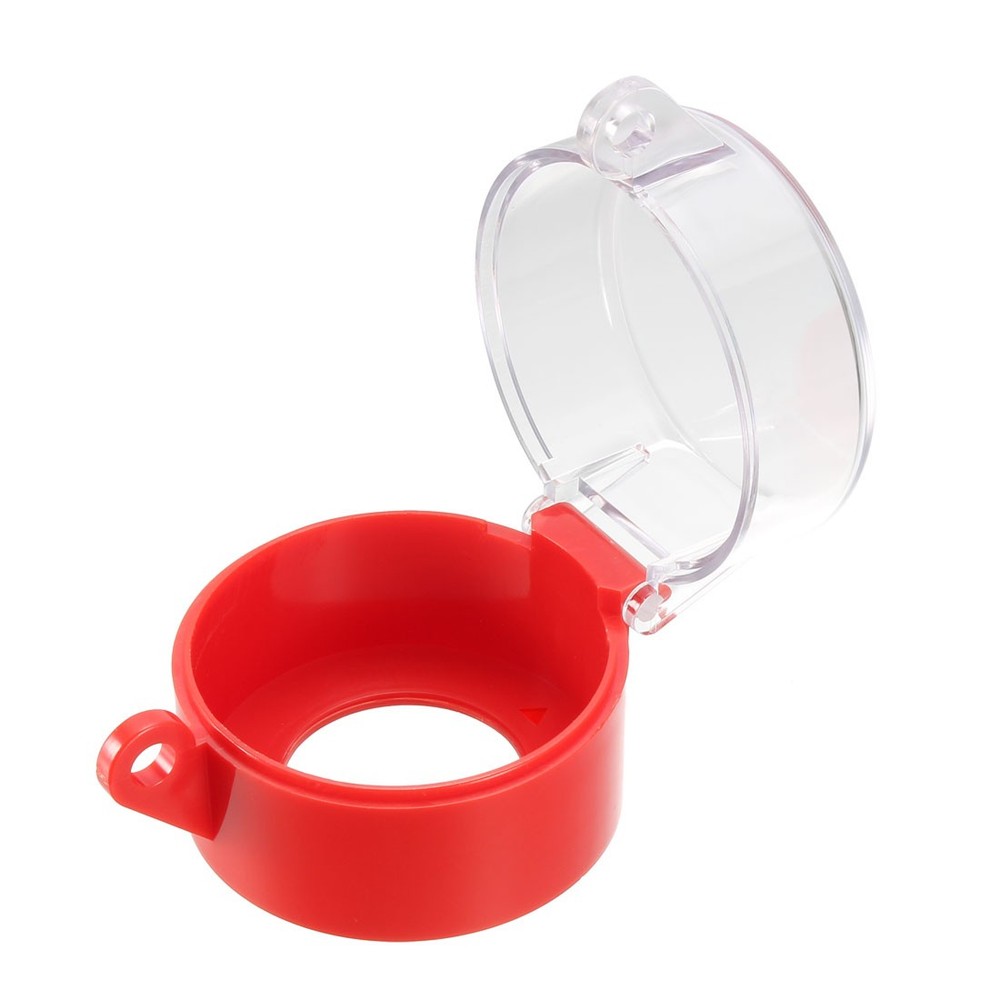 2pcs Red Plastic Switch Cover Protector for 30mm Push Button Switch 55*43