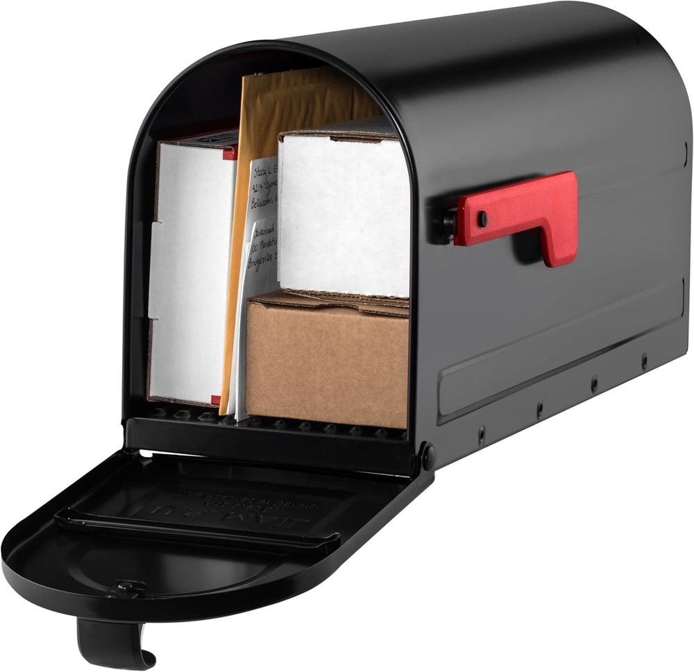 7680B-10 MB1 Mount Mailbox and In-Ground Post Kit, Medium, Bl