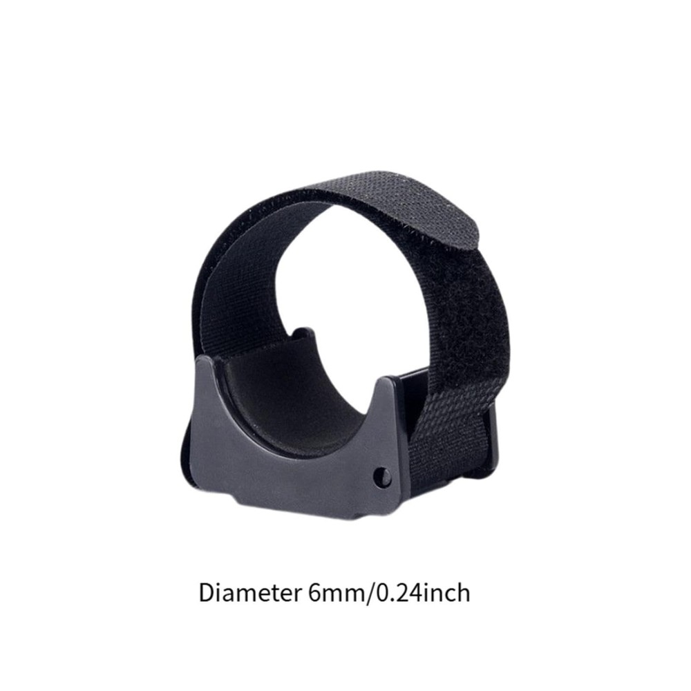 Flashlight Mounting Bracket Torch Mounting Bracket Portable Rubber Black Prof...