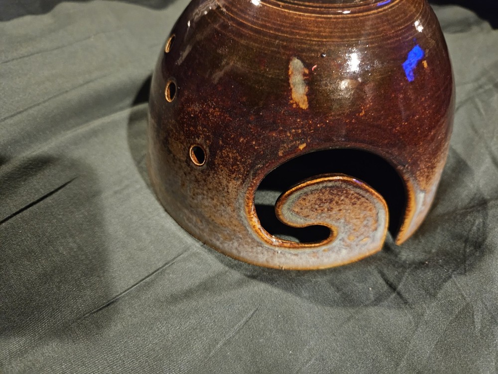 Beautiful handmade Ceramic Yarn Bowl * read description*