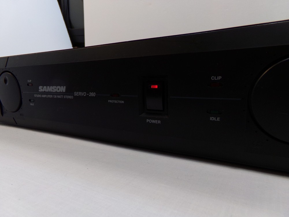 Samson Servo 260 Studio Power Amplifier 130W Stereo