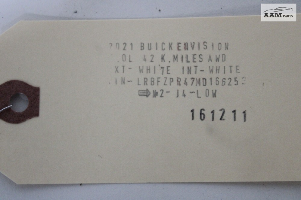2021-2022 BUICK ENVISION FRONT WINDSHIELD INTERIOR VIEW CAMERA OEM