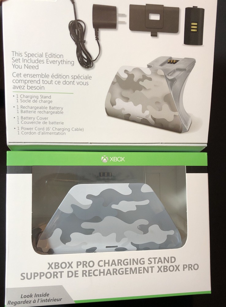 Controller Gear XBOX ONE Pro Charging Stand [ Arctic Camo ] NEW