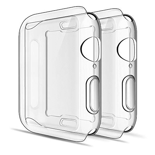 2PACK Soft Screen Protector Case Compatible with 40mm-Series4/5/6/SE Clear