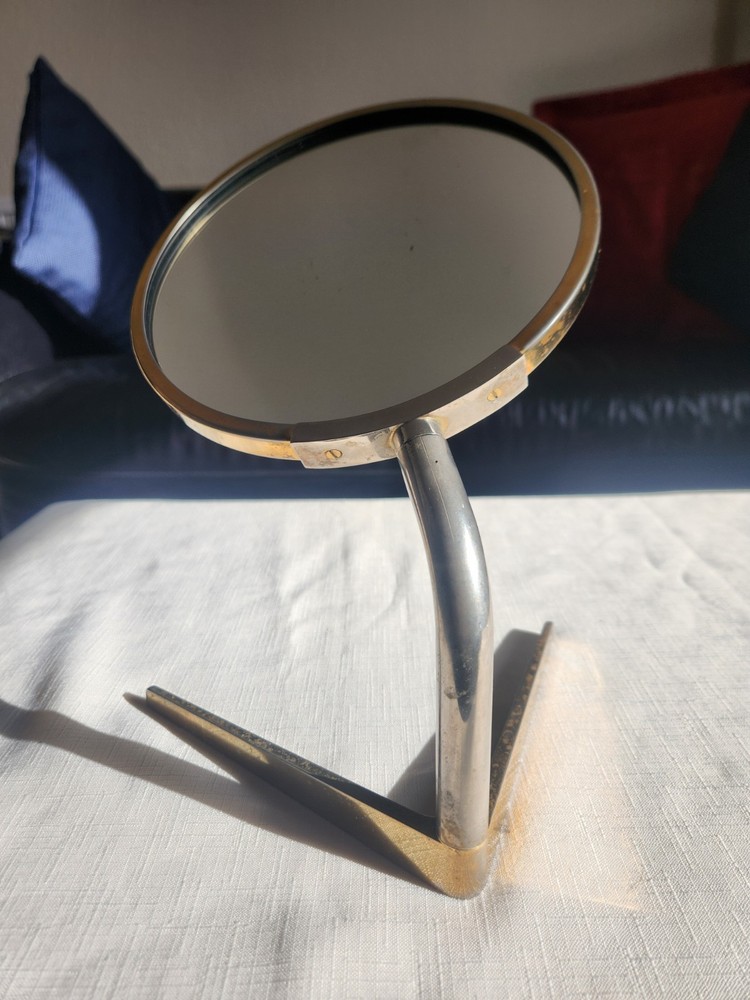 Art Deco double sided table/vanity mirror with magnification c1930
