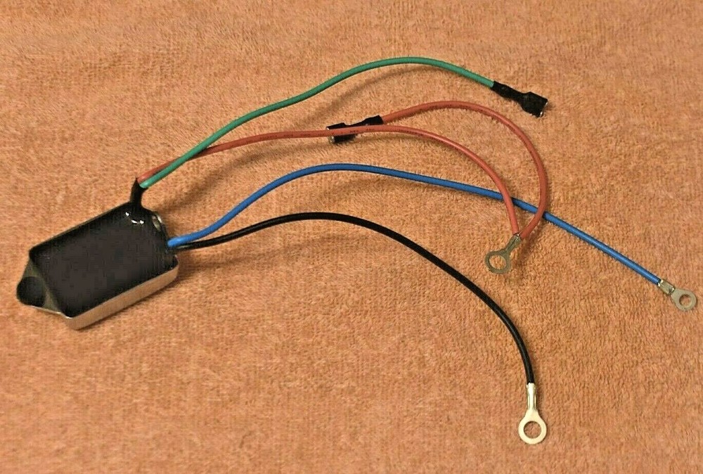 12V CONVERSION REGULATOR 1 WIRE HOOKUP FOR CHRYSLER SQUARE BACK ALTERNATOR