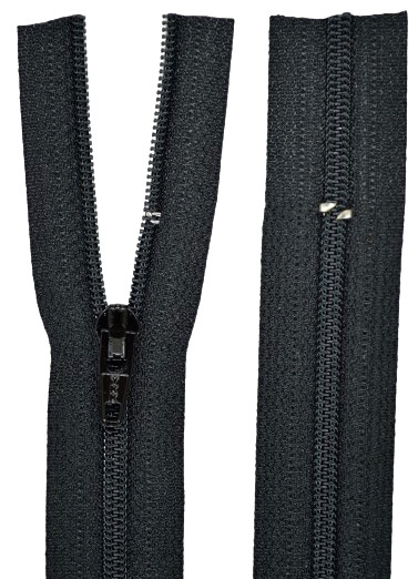 Zipper for Bedding 1 Way Black Lockable Length 30-200 cm
