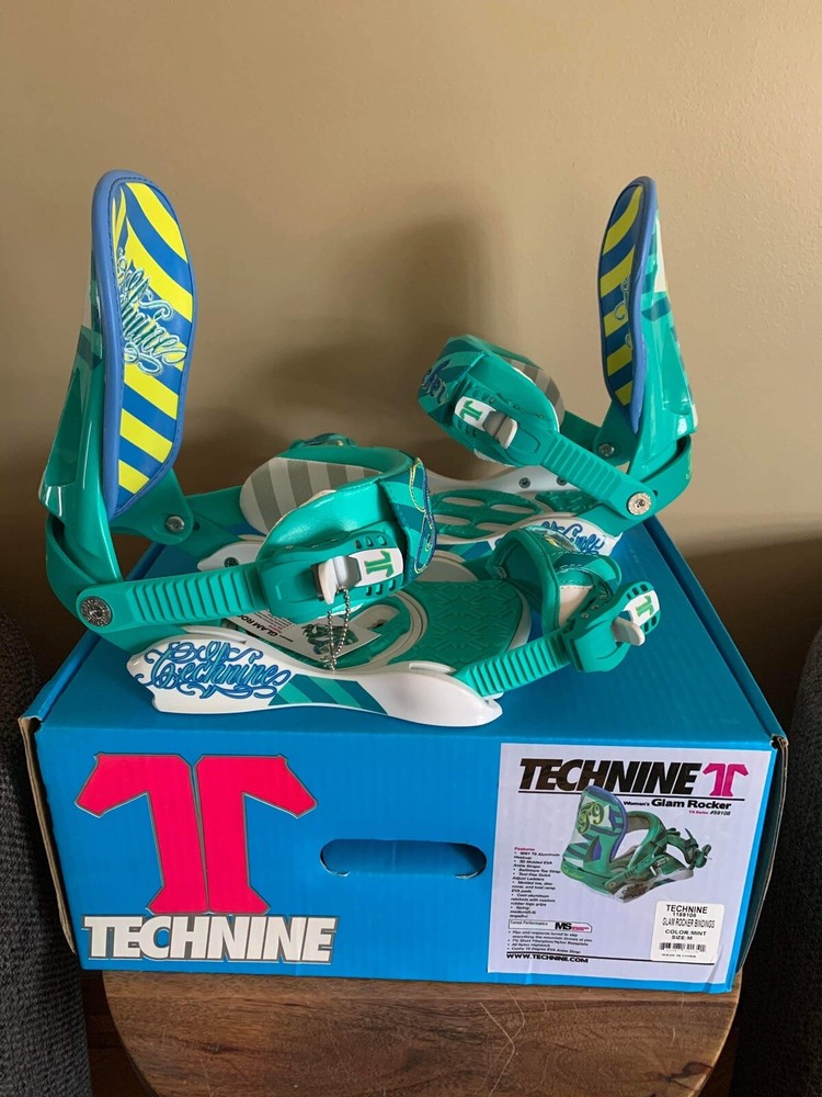 Technine Woman’s Snowboard Bindings New In Box Size Medium