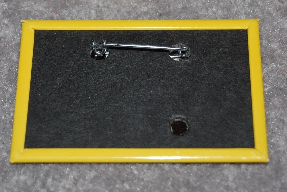 GLAD FORCEFLEX METAL/CARDBOARD PINBACK