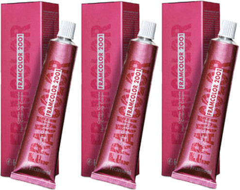 3 Pack Framesi Framcolor Color 2001 Medium Ash 7cc 7 cc 7.21 2 oz