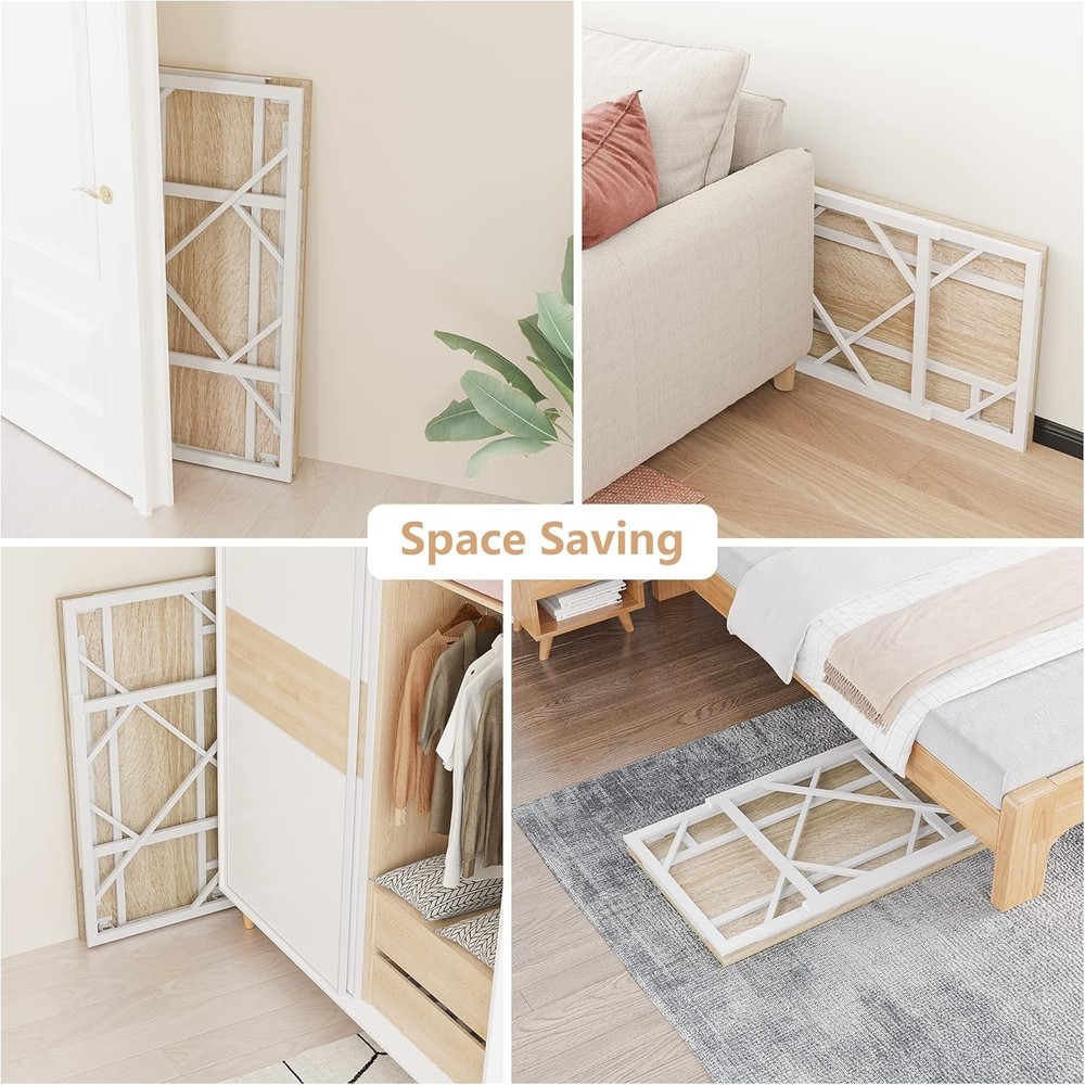 Folding Desk Writing Computer Desk Home Office No-Assembly Study Office Desk