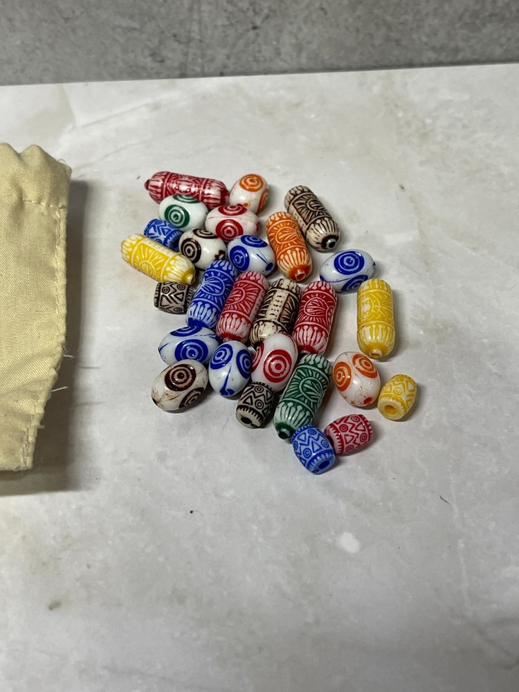 2003 Lewis & Clark Adventure Game - Replacement Bag & Beads