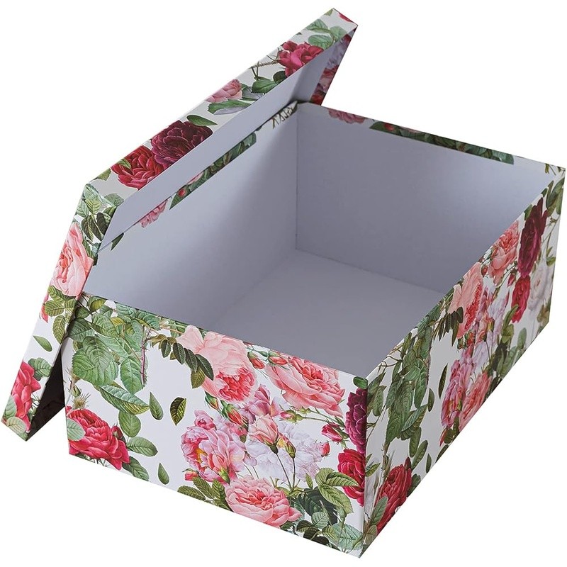 Decorative Cardboard Storage Boxes Set Functional Keepsake Organizing Home Décor