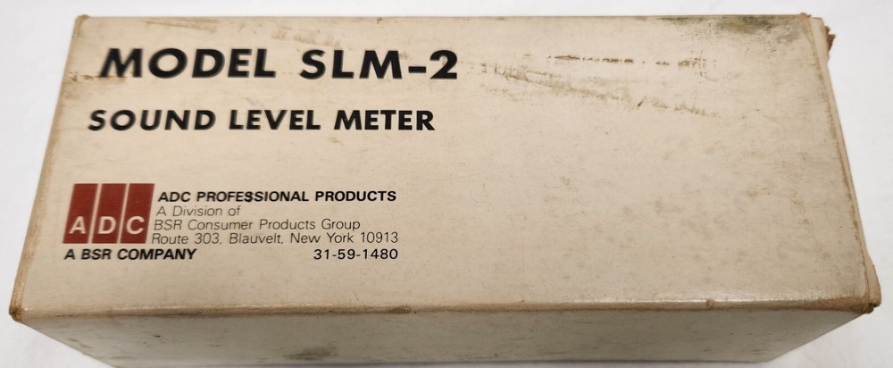 ADC Model SLM-2 Sound Level Meter - Pre-Owned - Tested