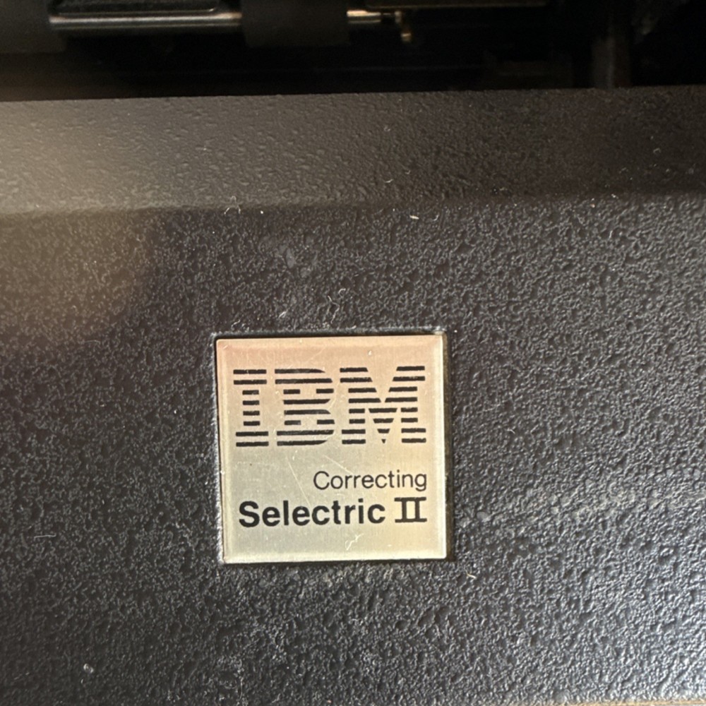 IBM Correcting Selectric II Electric Typewriter Black