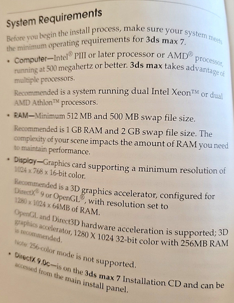 Discreet 3ds Max 7 2004 3D Modeling Animation Autodesk Software WIN 2000/XP