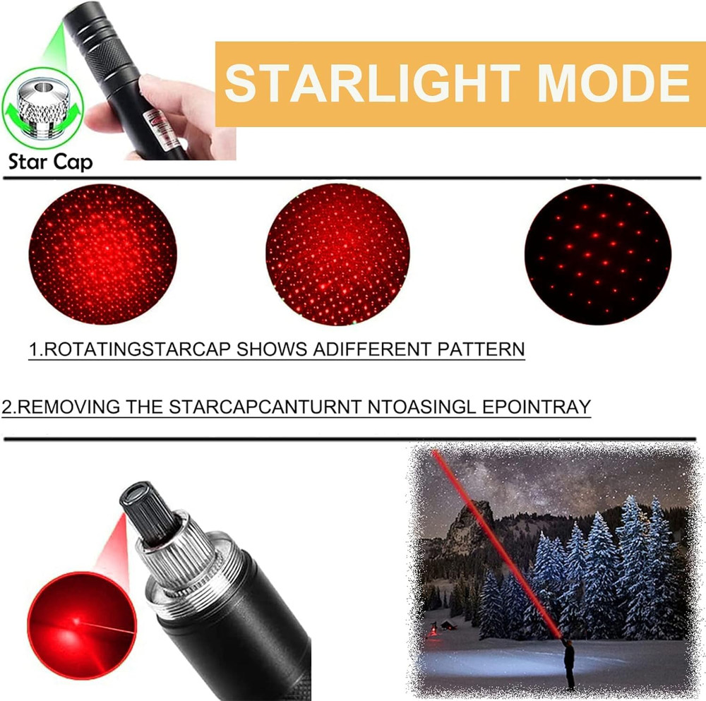 Laser High Power Pointer, Red Laser Pointer Indicator Light, Long Range Laser Po