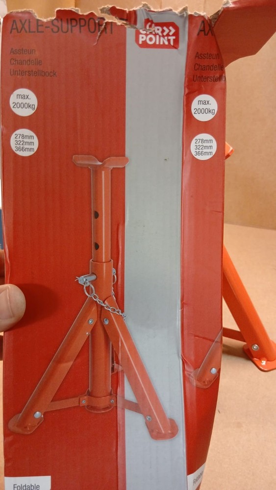 Carpoint Axle Stand Foldable 2000kg