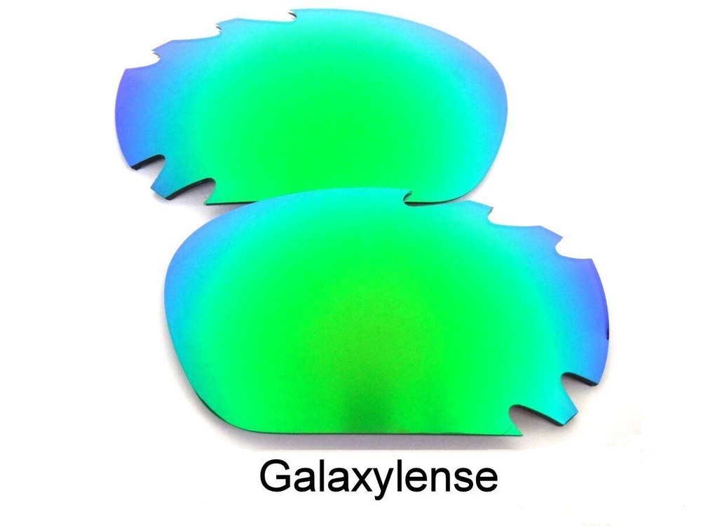 Galaxy Replacement Lenses for Oakley Racing Jacket Emerald Green Polarized