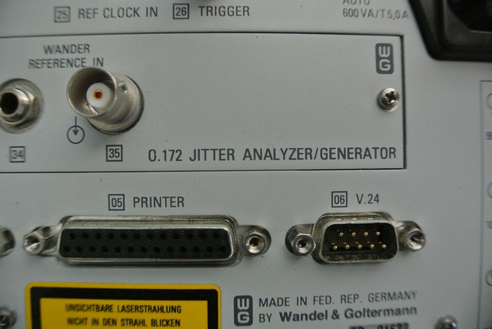 WWG Acterna ANT-20SE Advanced Network Tester W/ Jitter Analyzer/Generator