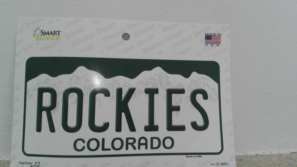 Rockies Colorado - 6"  Decal Sticker