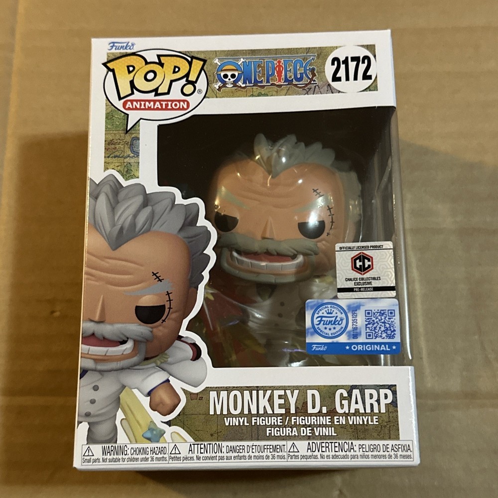Funko POP! Monkey D. Garp Galaxy Impact Pre-Release Exclusive #2172 W/ Protector
