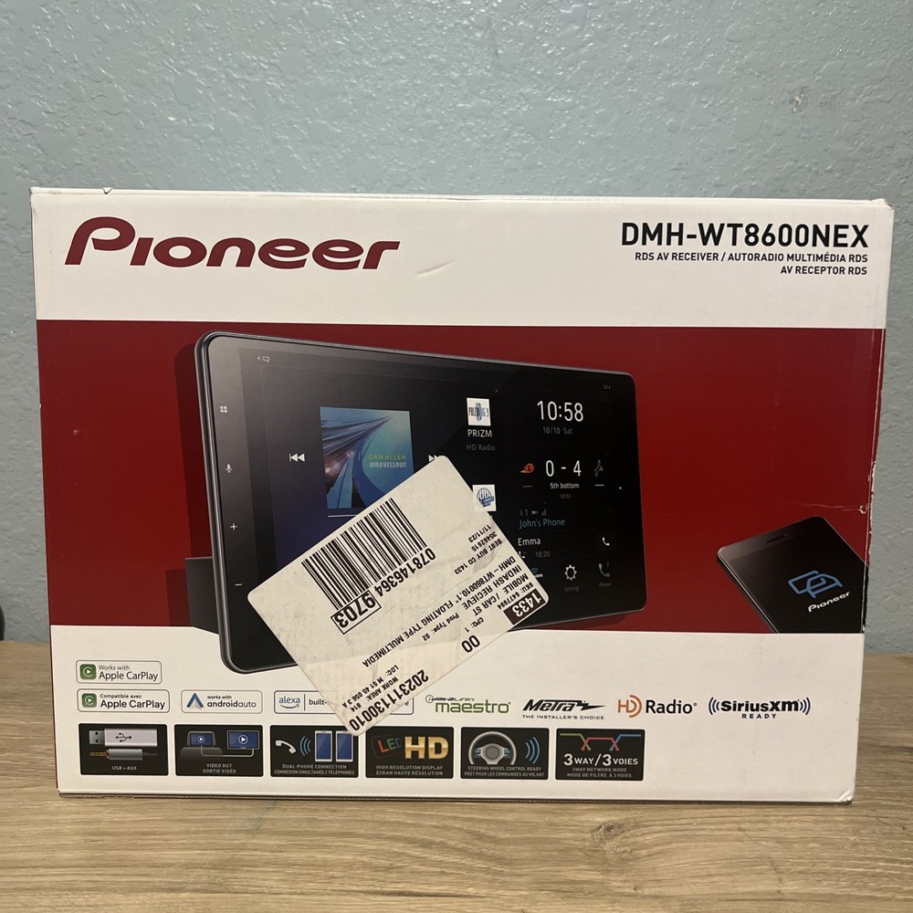 Pioneer 10.1’ DMH-WT8600NEX Bluetooth Floating Digital Multimedia Receiver
