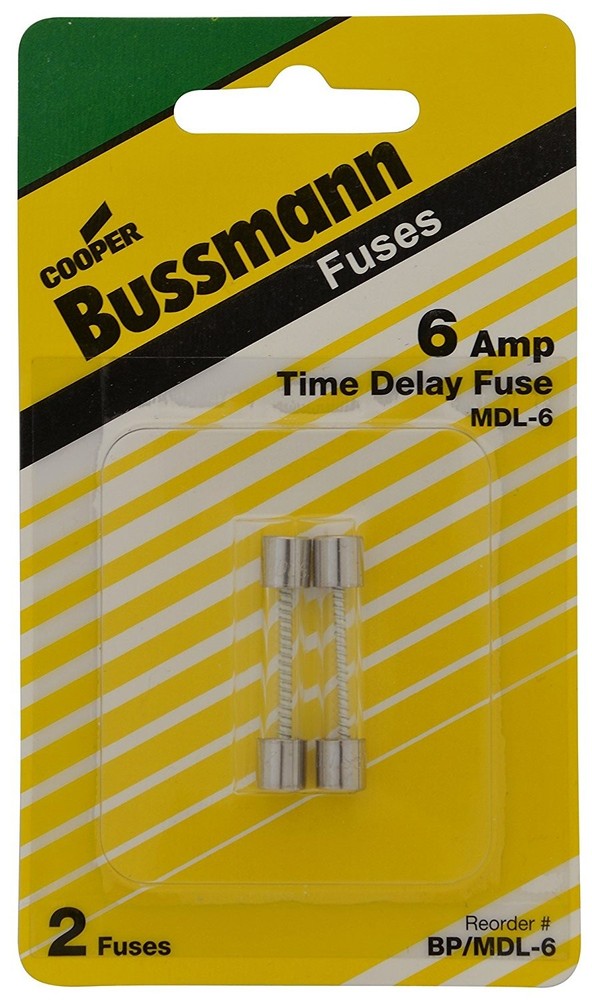 2PK 6A MDL Glass Fuse