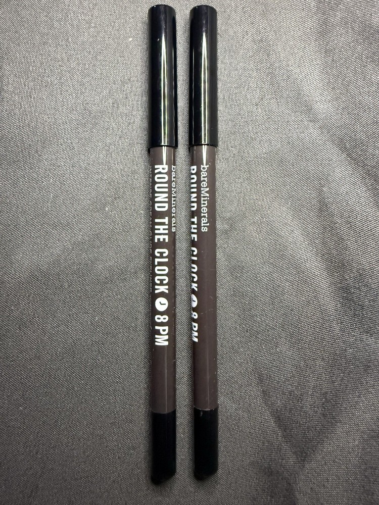 Two Baremineral Around The Clock 8PM Eyeliner, Dark Brown