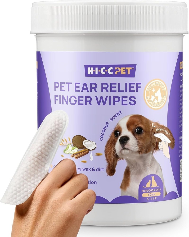Relief Itching & Inflammation Ear Wipes, 50ct