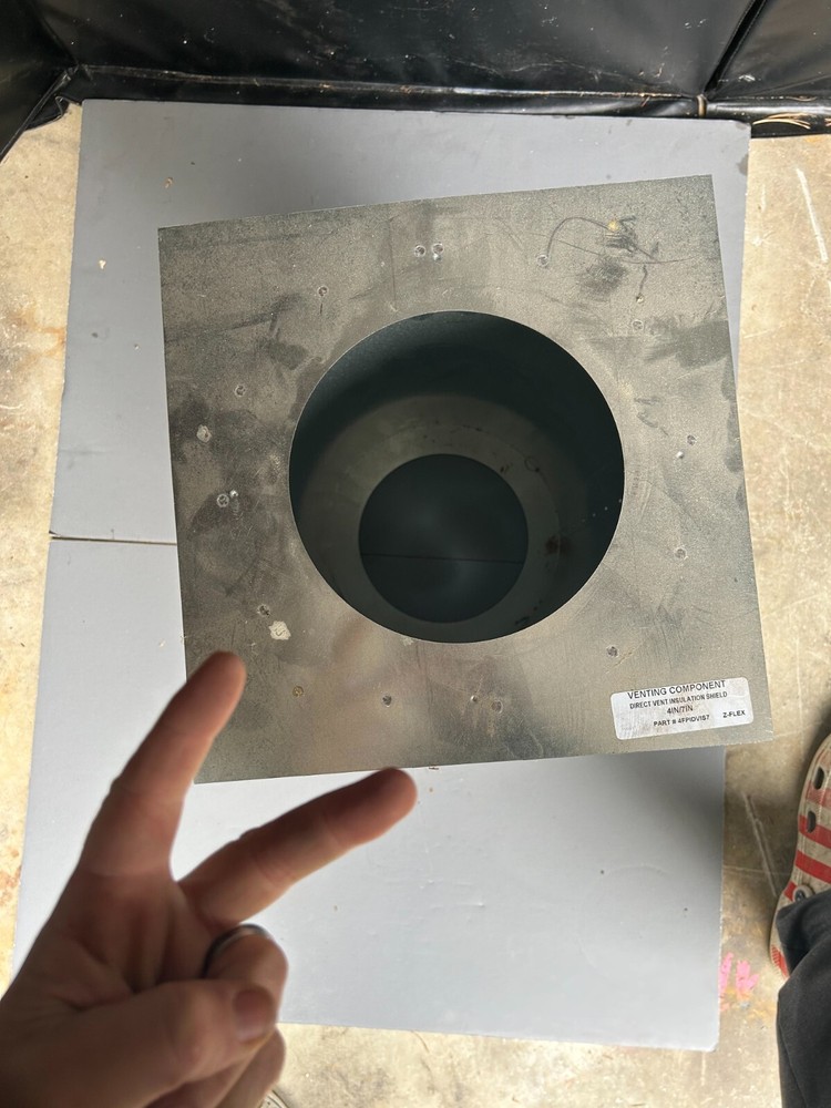 Z-Flex Direct Vent Insulation Shield. P/N:4FPIDVIS7