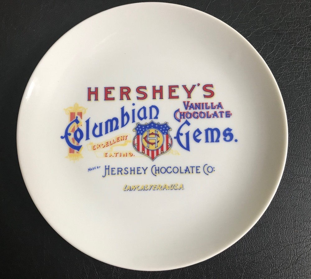 Hershey's Advertising Plates(2) Lancaster PA. 1982