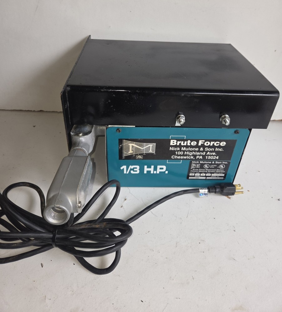 Brute Force Nick Malone 9300 Masking Power Unit 1/3HP Motorized Screen Operator