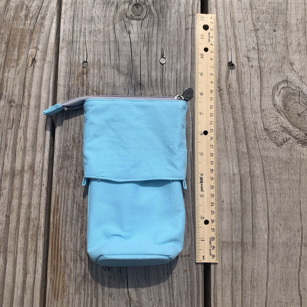 Blue Collapsable Pencil Case From Pushcases
