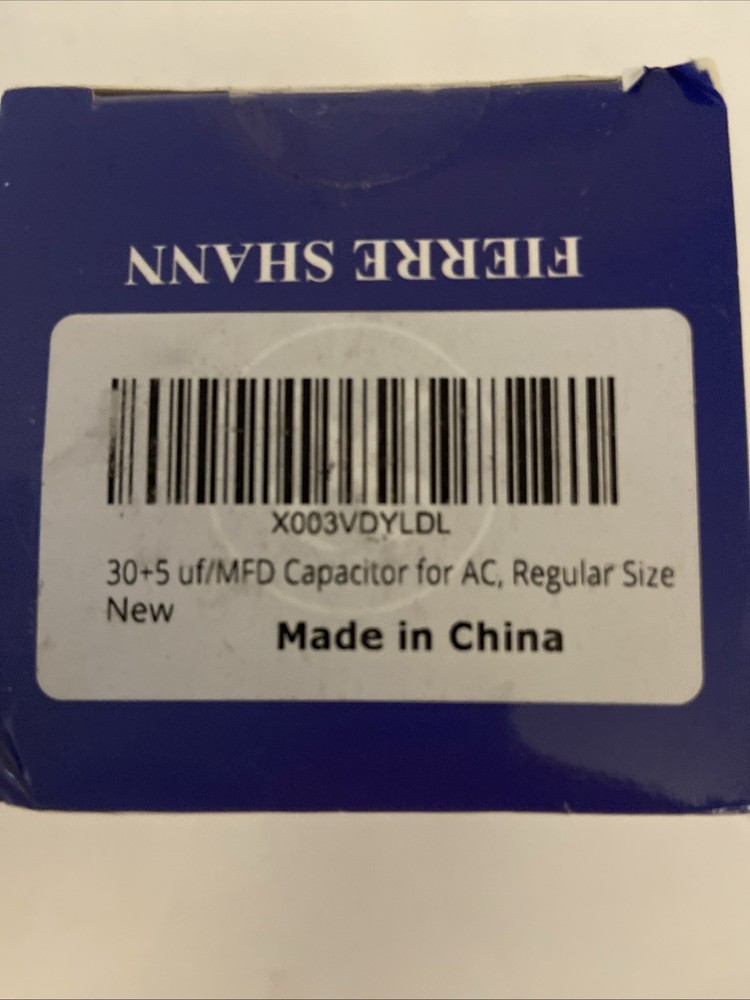 FIERRE SHANN New Air Conditioner Capacitor CBB65