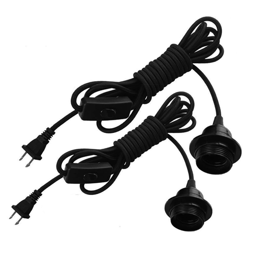 FadimiKoo Pendant Light Kit 2 Pack, E26/E27 Lamp Kit, 13.2ft Vintag... Fast Ship
