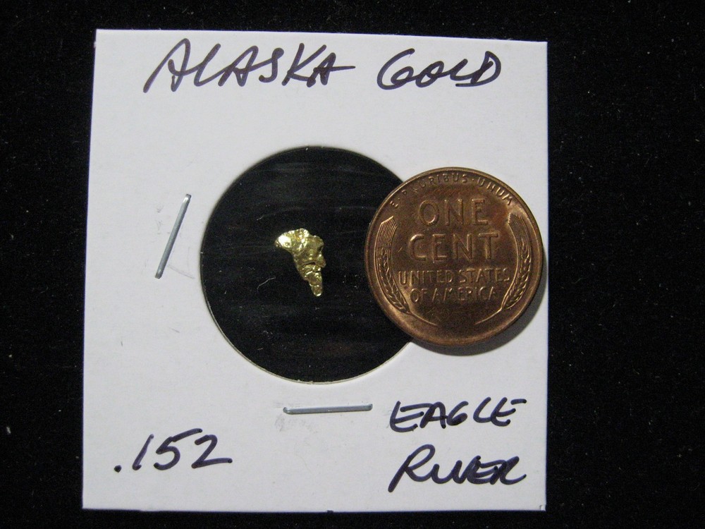 ALASKA GOLD NUGGETS EAGLE RIVER AREA  .152