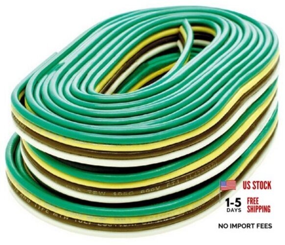 Towpower 85205 4-Way Bonded Trailer Wiring,Multi