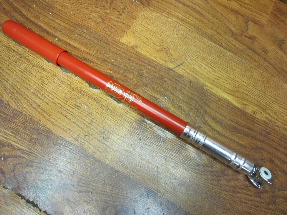 VINTAGE SILCA IMPERO FRAME MOUNT AIR PUMP SILCA PRESTA VALVE - RED