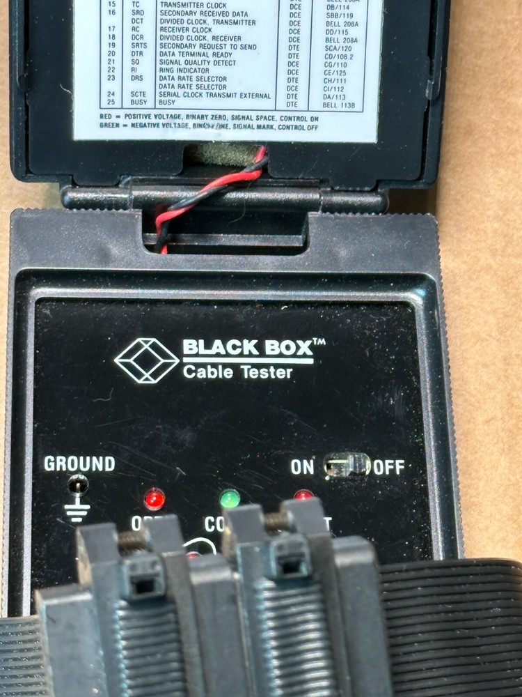 Black Box Portable Cable Analyzer Tester, Model TSW75A Works Ships Fast!!!