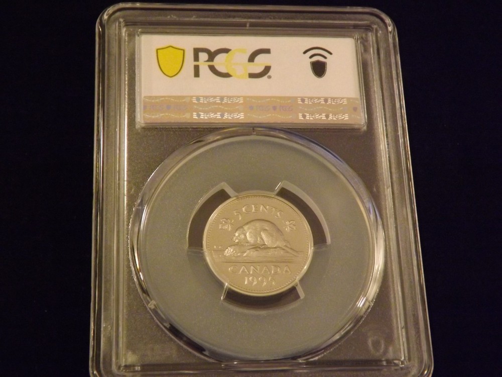 1995 5 C CANADA PCGS PR 69