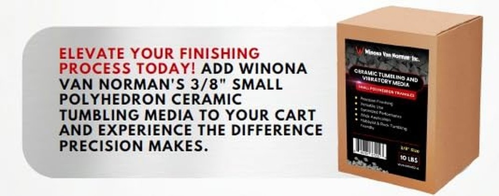 Ceramic Tumbling and Vibratory Media - Small Polyhedron Triangles - 3/8" Size...