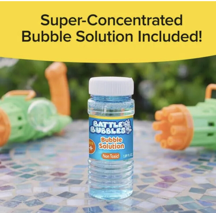 As Seen On TV Battle Bubbles Automatic Bubble Machine 3+~New