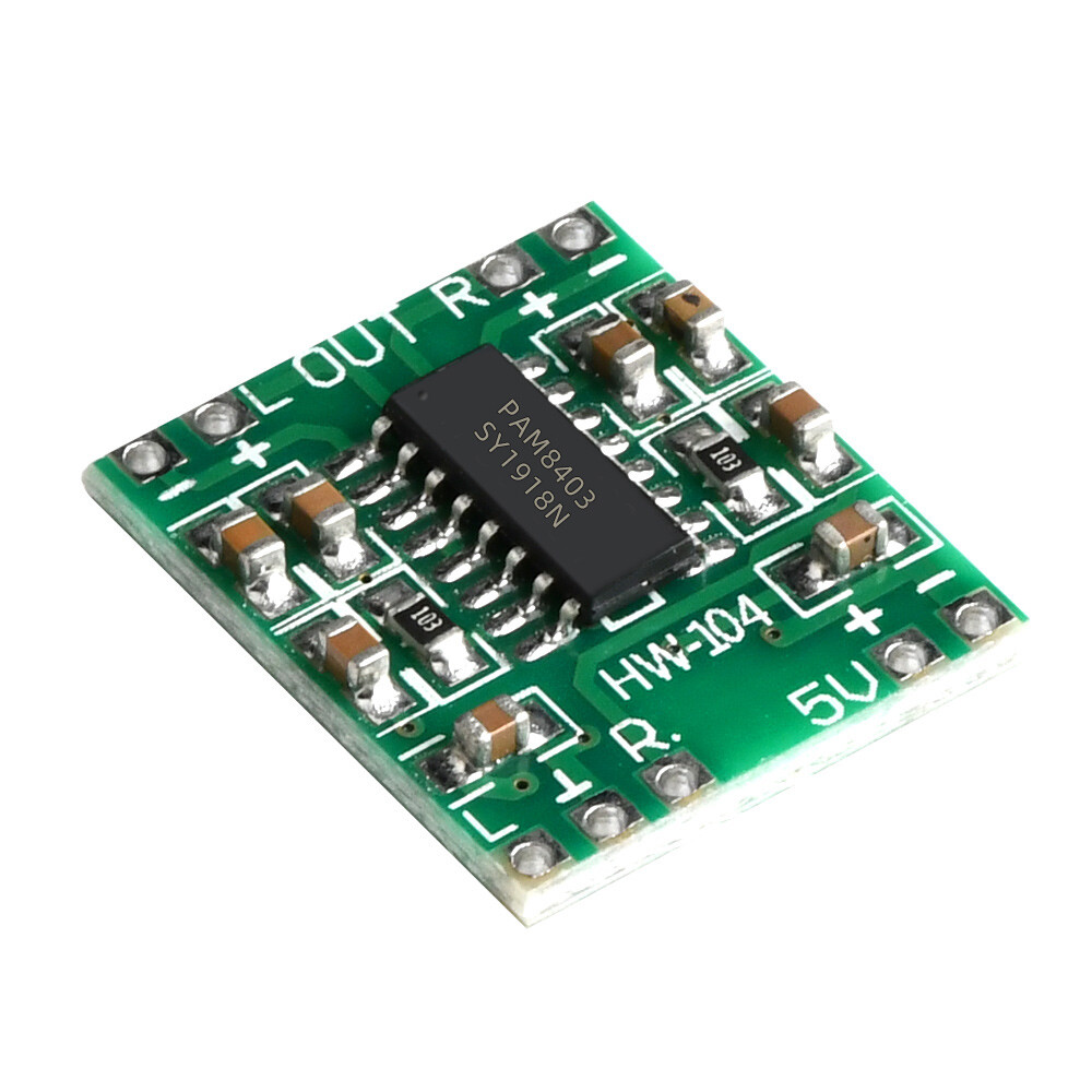 5pcs PAM8403 Mini 2 Channel Stereo 3W Class D Audio Power Amplifier Module Board