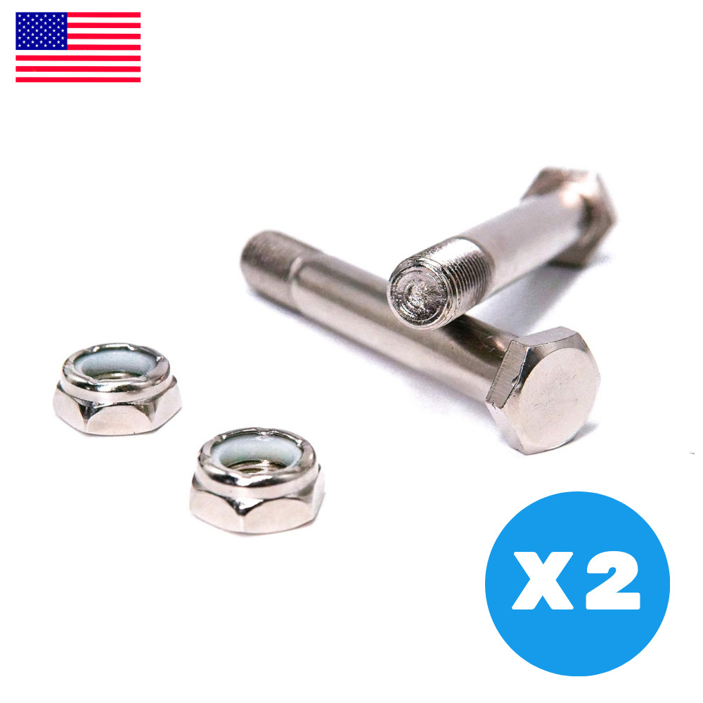 Elos High-Strength Steel Skateboard Kingpin Nut & Bolt Set (2-Pack)