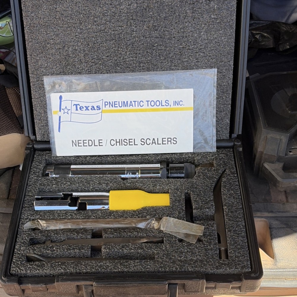 Texas Pneumatic Tools Needle Chisel Scaler Kit Model TX-1-B