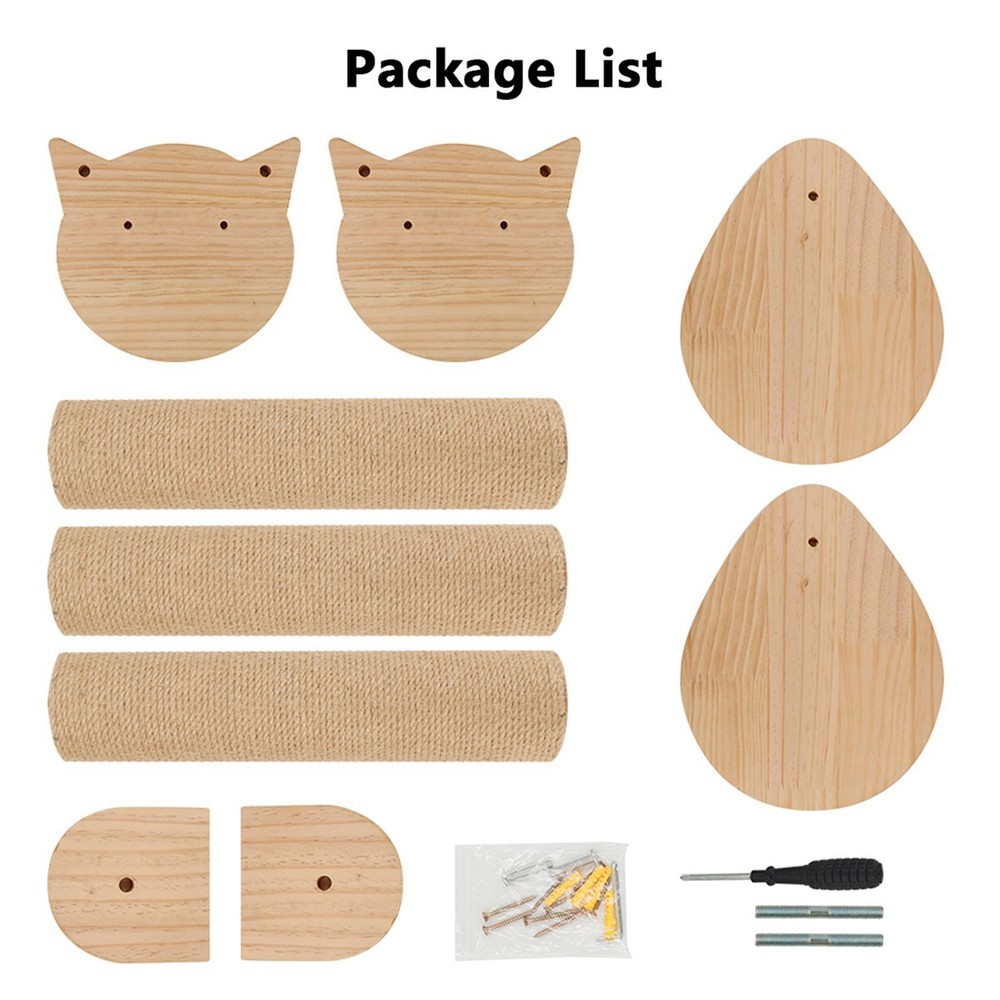 Cat Scratching Posts with 2 Perches Platforms Cat Tree Cat Tower Cat Climber