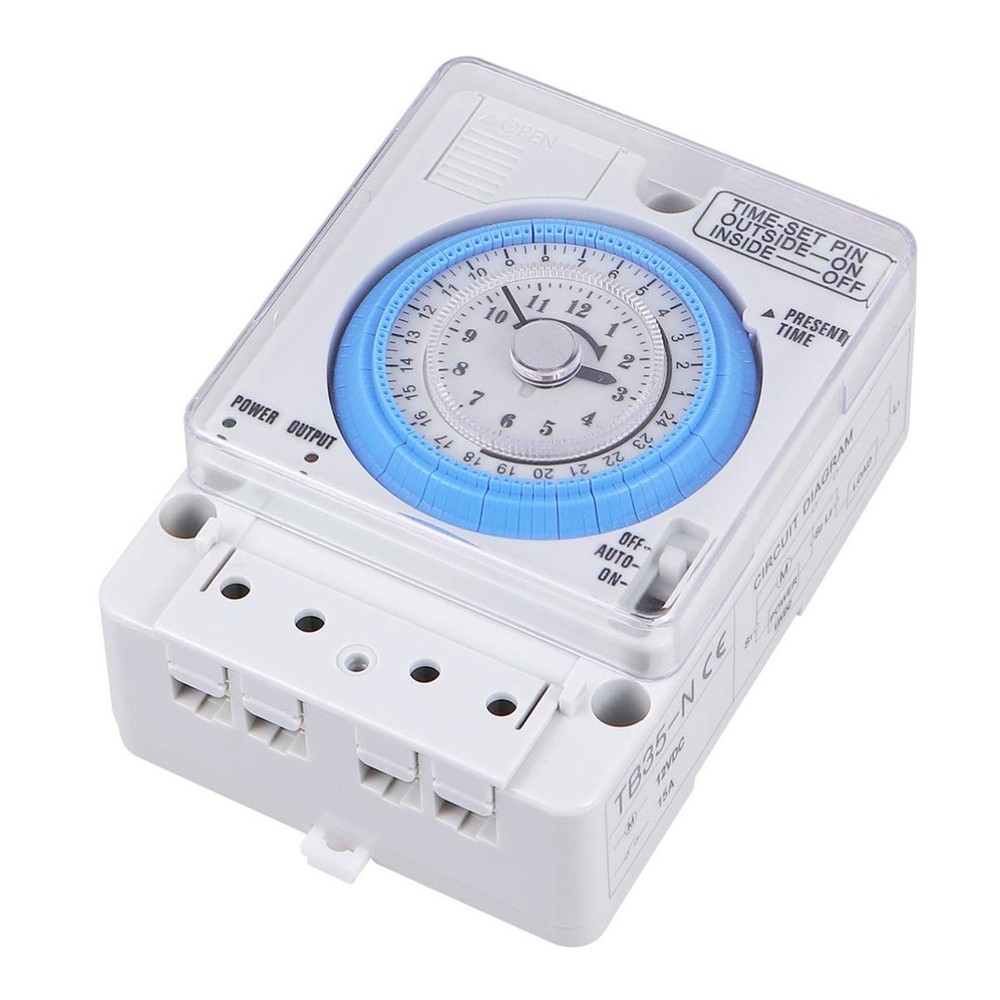 Mechanical Timer 12Vac/Dc Precise Time Control Portable Kitchen Timer for Coo...