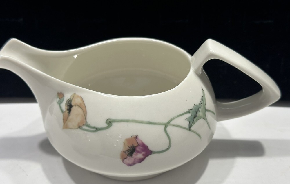 Sugar and Creamer 3” Set - Floral Design - Ceramic - TMC Eastern Chinaware - EUC